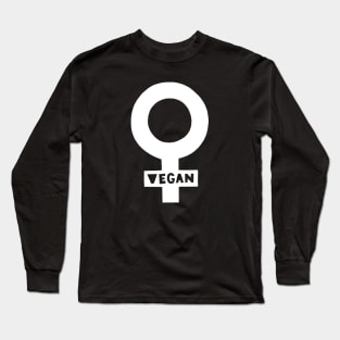 Vegan Feminist Long Sleeve T-Shirt